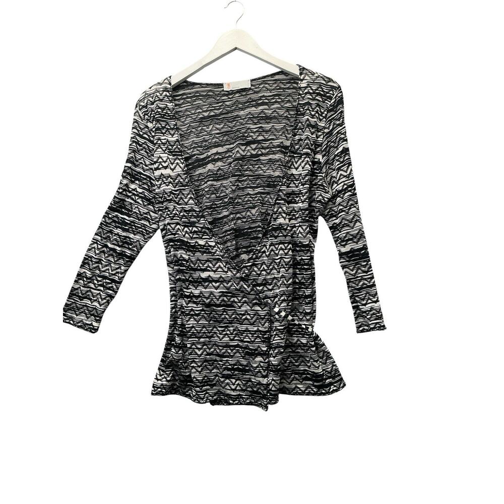 Missoni Zig Zag Chevron Open Front Knit Cardigan Sweater Size Small Multicolor - Picture 5 of 13